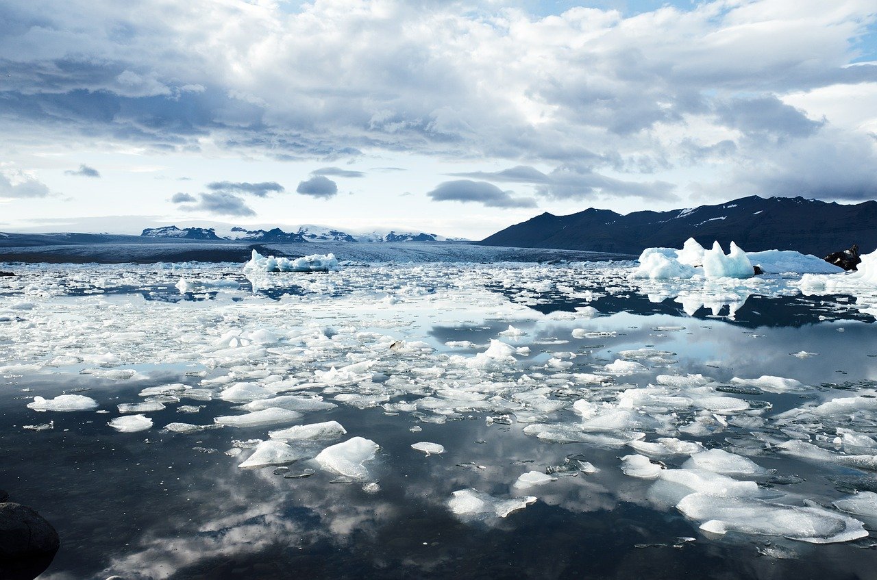 Iceland glacier lagoon