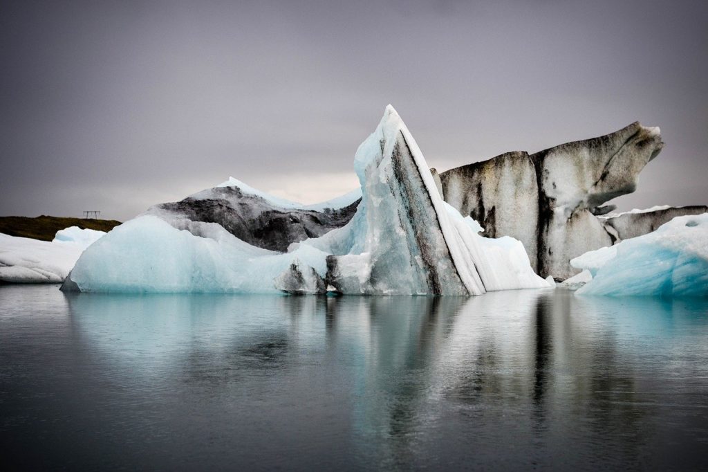 Iceland glacier lagoon