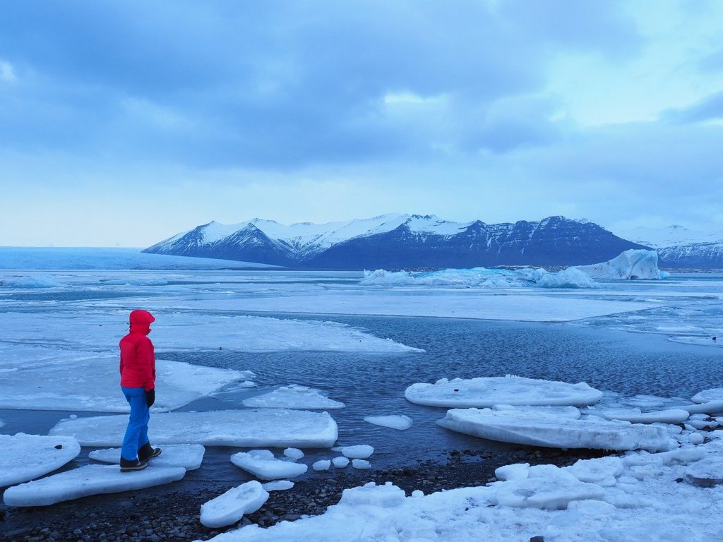 Iceland glacier lagoon