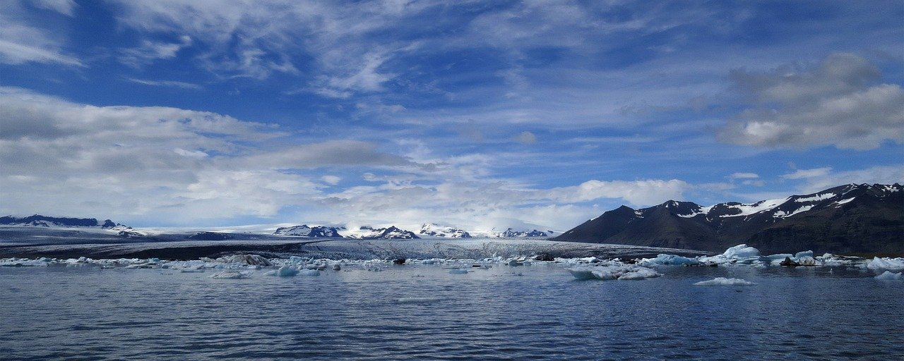 Iceland glacier lagoon