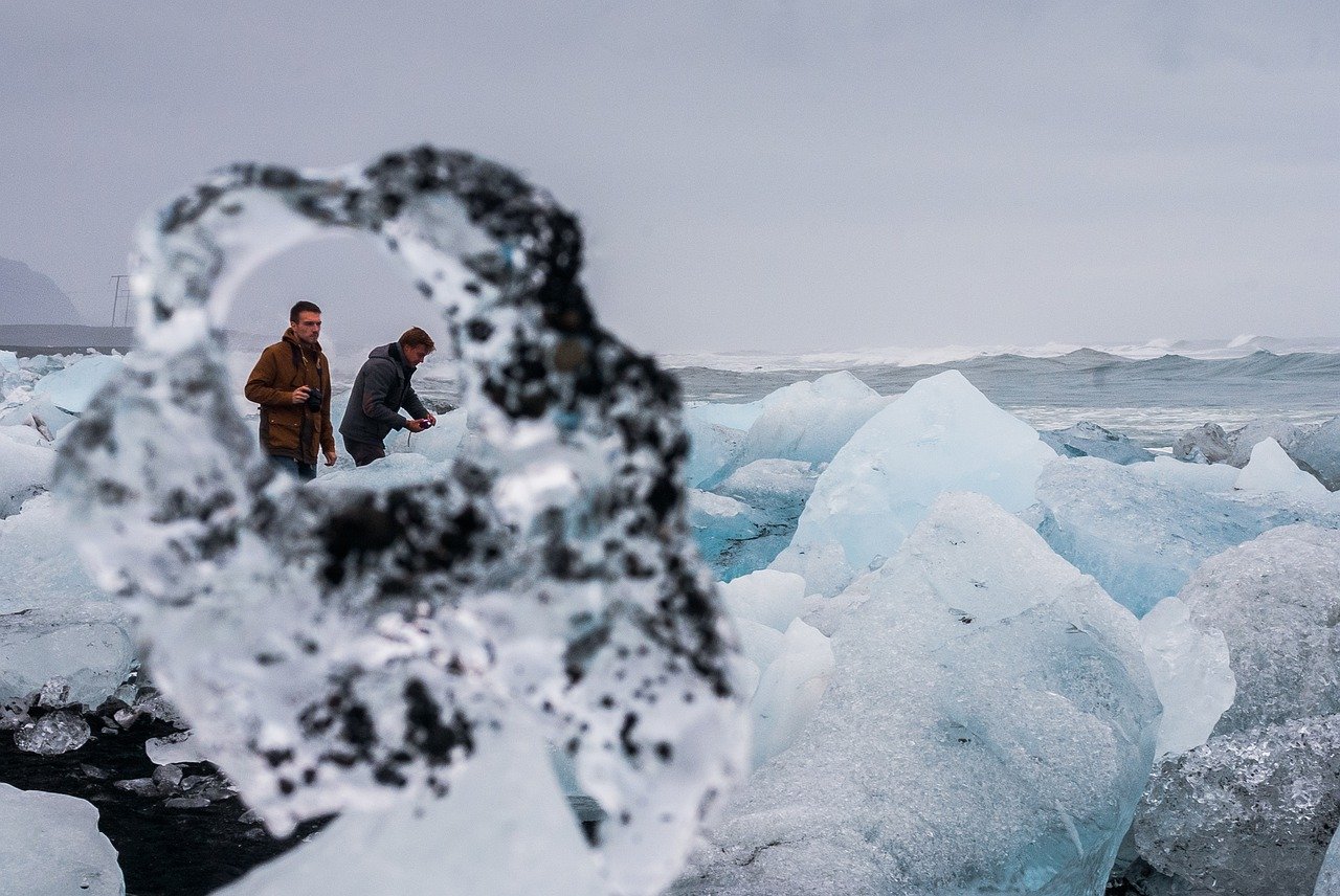 diamond beach in Iceland