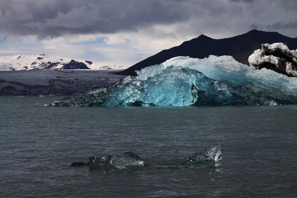 Iceland glacier lagoon