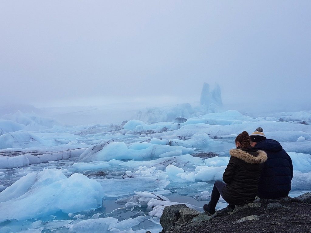 Iceland glacier lagoon